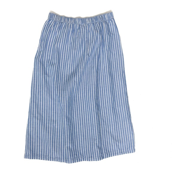 PACT Canopy Linen Wrap Skirt - Bondi Stripe- L - Picture 2 of 9